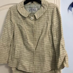 Gold Women’s Skirt Suit